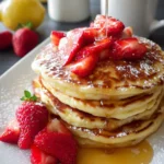 Lemon Greek Yogurt Pancakes
